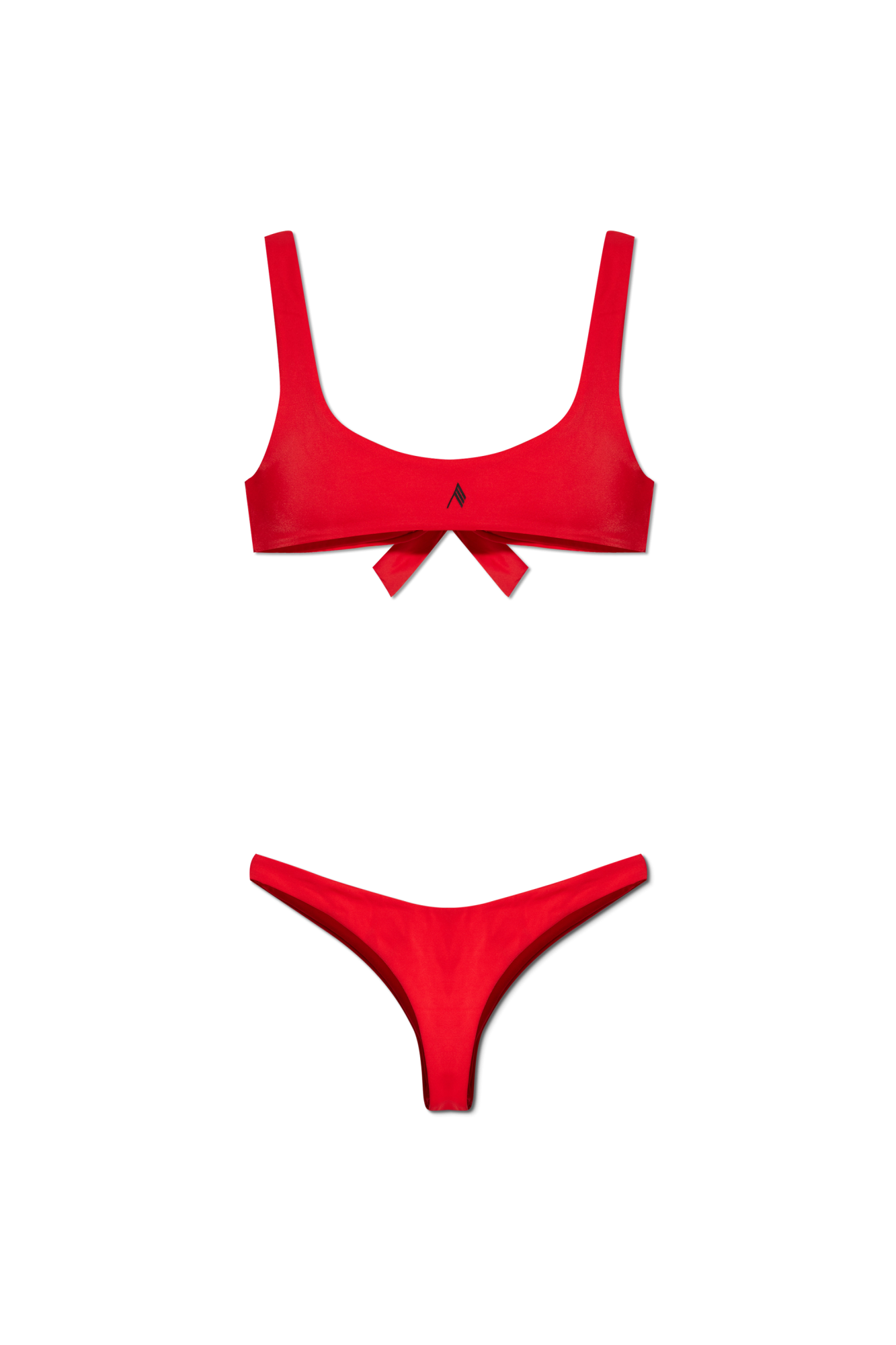 ビキニ THE ATTICO Women Swimsuit 250WCA0040PAA094AA Q ATTIC 010 RED The Attico terry-cloth Triangle Bikini Set | Red | FARFETCH JO
